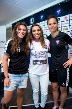 Ramona Bachman, Marta Vieira da Silva och Sara Björk
