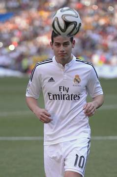JAMES RODRIGUEZ Presentation at Real Madrid.Santiago