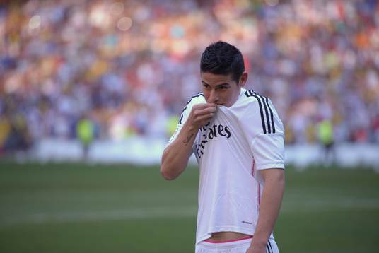 JAMES RODRIGUEZ Presentation at Real Madrid.Santiago