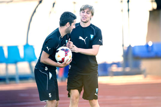 Erdal Rakip och Emil Forsberg
