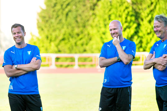 Sportchef Patrik Andersson, assisterande tränare Olof