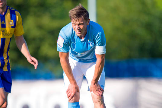 Malmö FFs Markus Rosenberg pustar ut