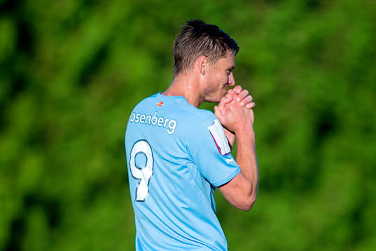 Malmö FFs Markus Rosenberg deppar
