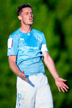 Malmö FFs Markus Rosenberg reagerar