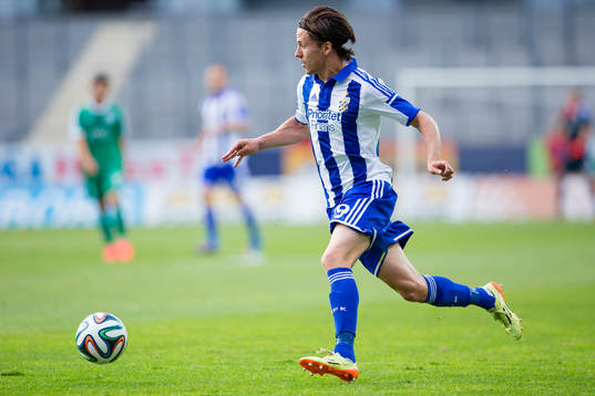 IFK Göteborgs Lasse Vibe på språng