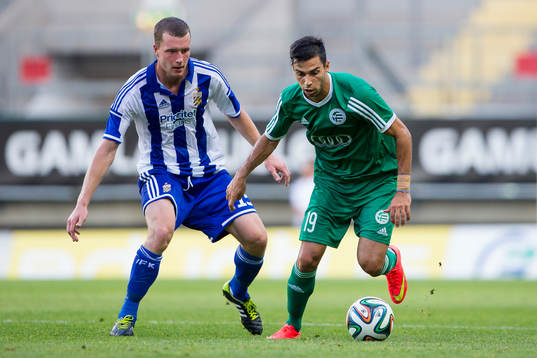 IFK Göteborgs Jakob Johansson mot Györis Nemanja Andric