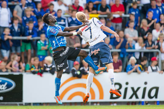 Halmstads King Osei Gyan och Gefles Robin Nilsson