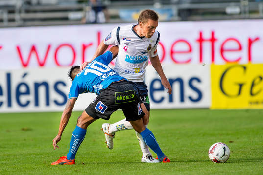 Halmstads Antonio Rojas och Gefles Jens Portin