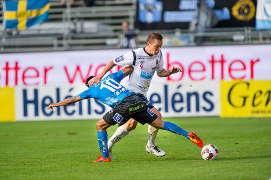 Halmstads Antonio Rojas och Gefles Jens Portin