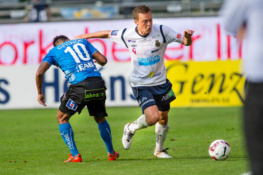 Halmstads Antonio Rojas och Gefles Jens Portin
