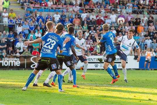 Halmstads Mikael Boman och Gefles Marcus Hansson