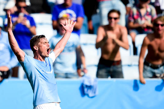 Malmö FFs Markus Rosenberg jublar