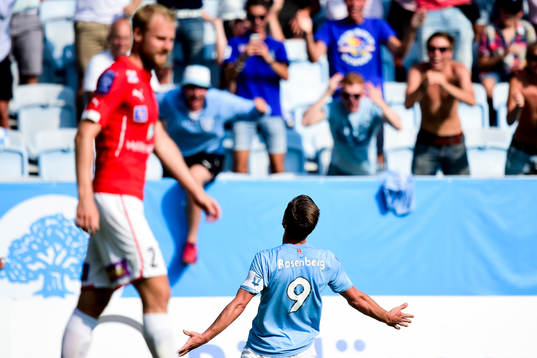 Malmö FFs Markus Rosenberg jublar