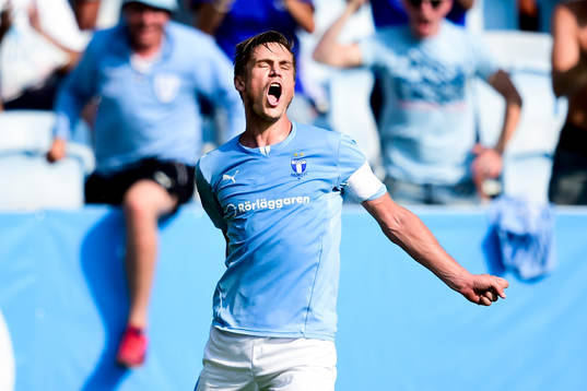 Malmö FFs Markus Rosenberg jublar