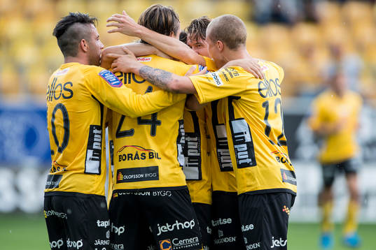 Elfsborgs spelare jublar