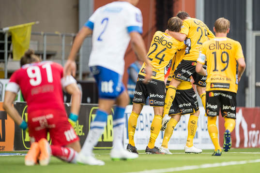 Elfsborgs spelarna jublar