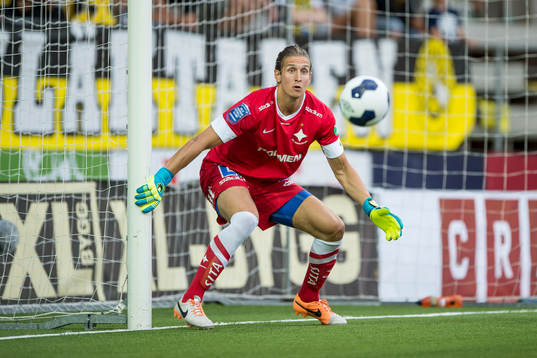 Norrköpings målvakt David Mitov Nilsson