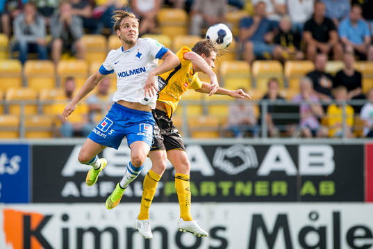 Norrköpings Christoffer Nyman och Elfsborgs Marcus Rohdén
