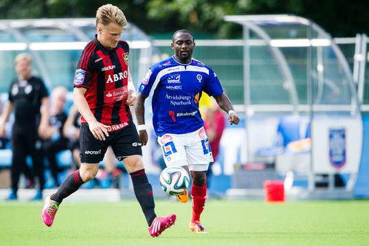 Brommapojkarnas Jacob Une Larsson och Åtvidabergs John