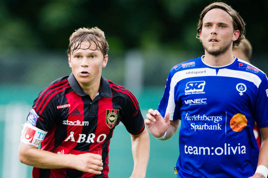 Brommapojkarnas Jesper Karlström och Åtvidabergs Tom