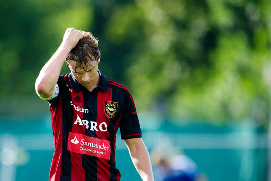 Brommapojkarnas Jesper Karlström deppar