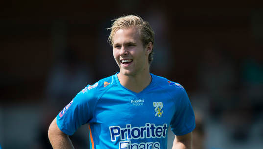 IFK Göteborgs Gustav Engvall i matchen i