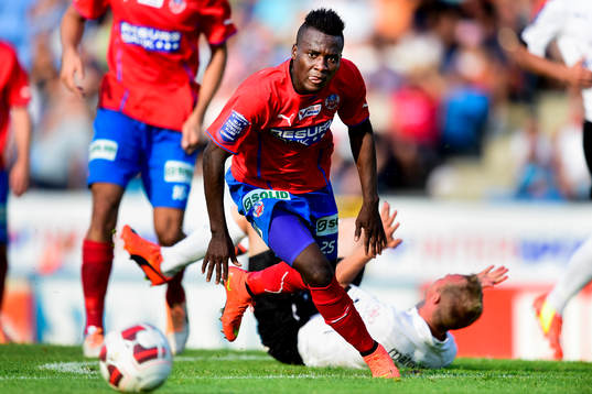 Helsingborgs David Accam sätter fart
