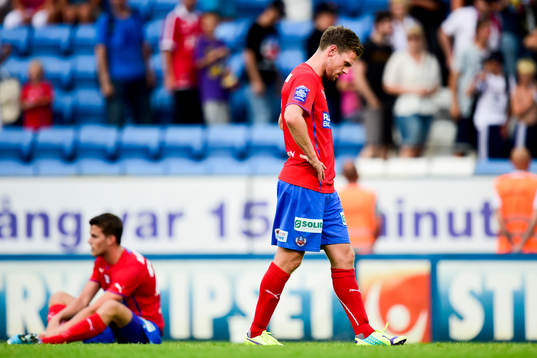 Helsingborgs Arnór Smárason deppar