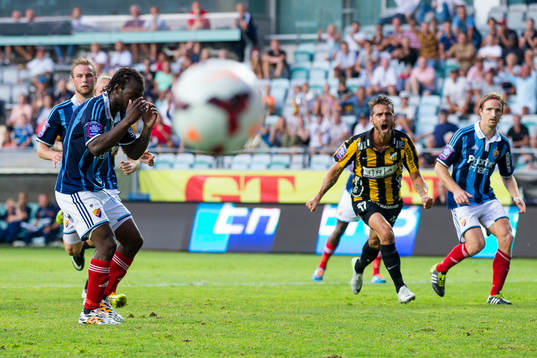 Djurgårdens Amadou Jawo deppar