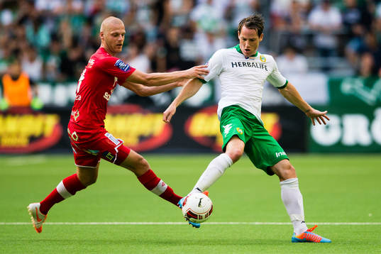 Assyriskas Kaimar Saag stoppar Hammarbys Johan Persson