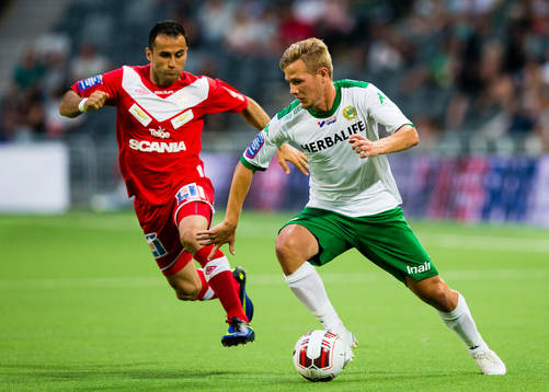 Assyriskas Levon Pachajyan och Hammarbys Erik Israelsson