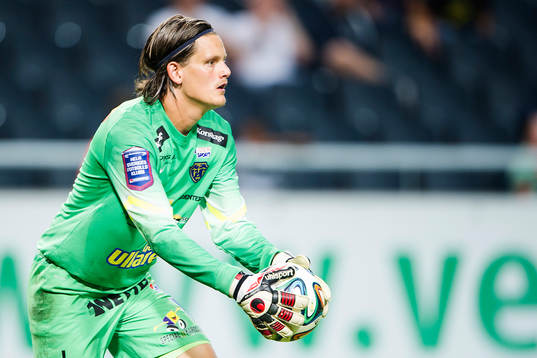Falkenbergs målvakt Otto Martler