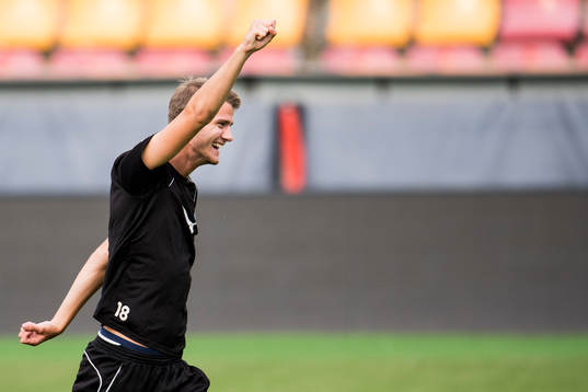 Malmö FFs Johan Hammar jublar
