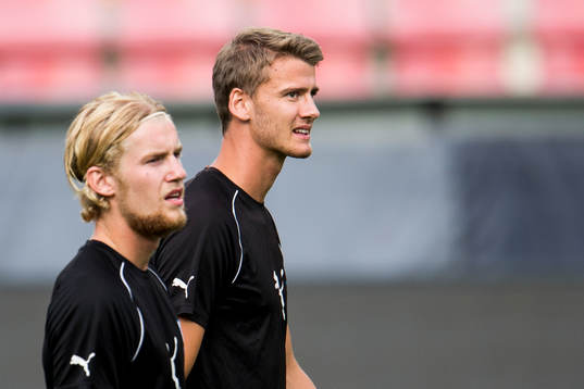 Malmö FFs Filip Helander och Johan Hammar