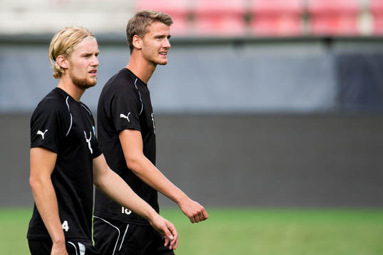 Malmö FFs Filip Helander och Johan Hammar