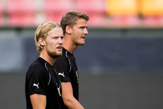 Malmö FFs Filip Helander och Johan Hammar