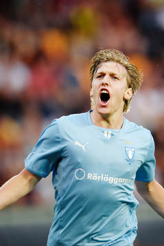 Malmö FFs Emil Forsberg jublar