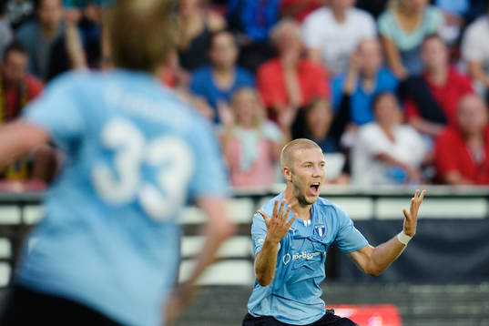 Malmö FFs Anton Tinnerholm jublar
