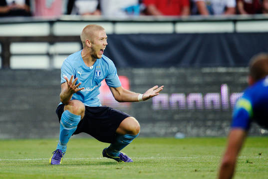 Malmö FFs Anton Tinnerholm jublar