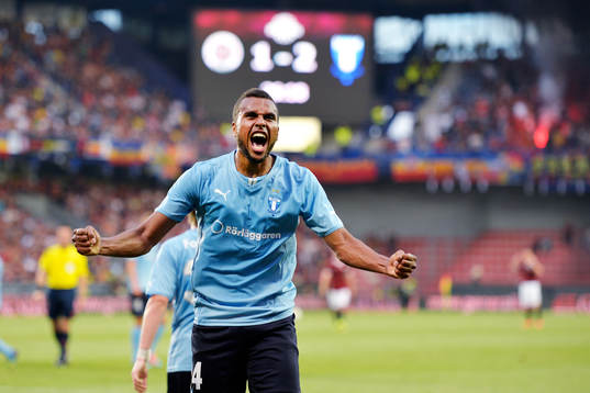 Malmö FFs Isaac Kiese Thelin jublar