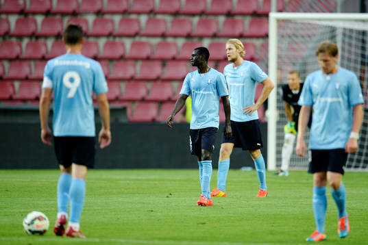 Malmö FFs spelare deppar