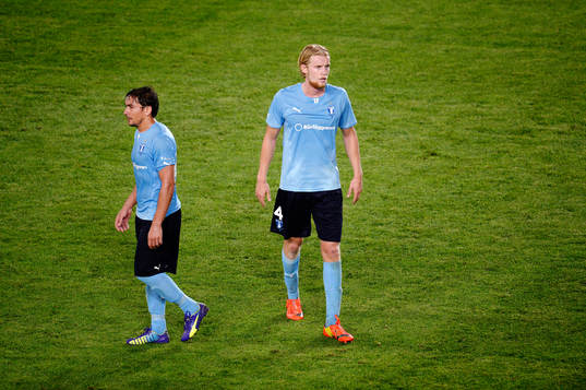 Malmö FFs Ricardo Ferreira Da Silva Filip Helander deppar