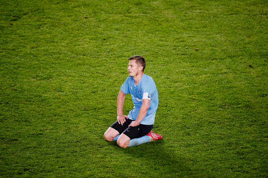 Malmö FFs Markus Rosenberg deppar