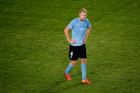 Malmö FFs Filip Helander deppar