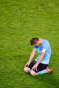 Malmö FFs Markus Rosenberg deppar
