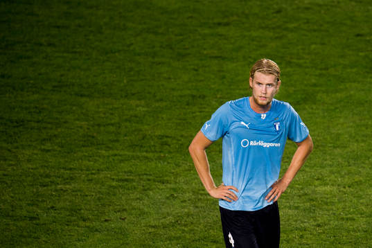 Malmö FFs Filip Helander deppar