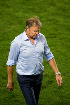 Malmö FFs tränare Åge Hareide deppar när han lämnar