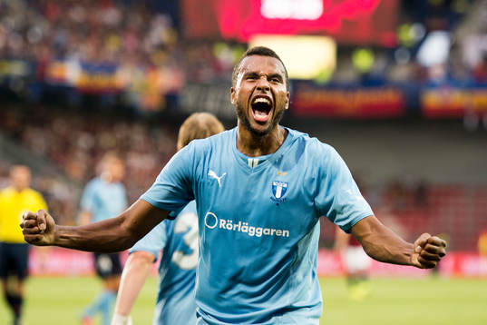 Malmö FFs Isaac Kiese Thelin jublar