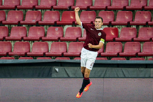 Sparta Prags David Lafata jublar