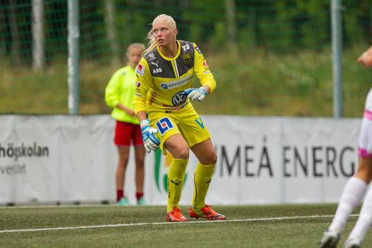 Umeås målvakt Malin Reuterwall